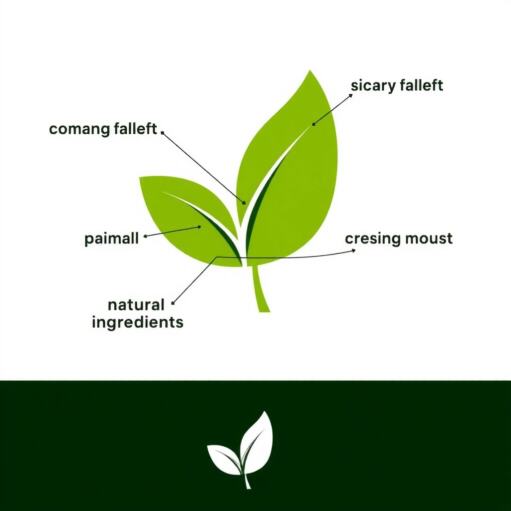 Leaf icon representing natural ingredients